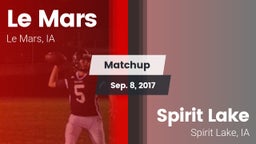 Matchup: Le Mars  vs. Spirit Lake  2017