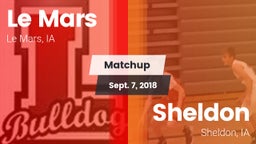 Matchup: Le Mars  vs. Sheldon  2018