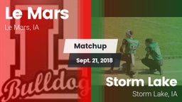 Matchup: Le Mars  vs. Storm Lake  2018