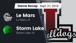 Recap: Le Mars  vs. Storm Lake  2018