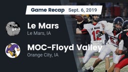 Recap: Le Mars  vs. MOC-Floyd Valley  2019