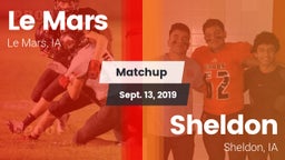 Matchup: Le Mars  vs. Sheldon  2019