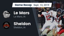 Recap: Le Mars  vs. Sheldon  2019