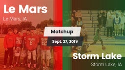 Matchup: Le Mars  vs. Storm Lake  2019