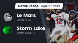 Recap: Le Mars  vs. Storm Lake  2019