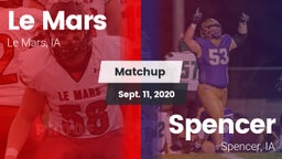 Matchup: Le Mars  vs. Spencer  2020