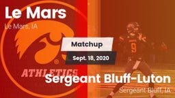Matchup: Le Mars  vs. Sergeant Bluff-Luton  2020