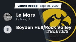 Recap: Le Mars  vs. Boyden Hull/Rock Valley 2020