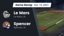 Recap: Le Mars  vs. Spencer  2021