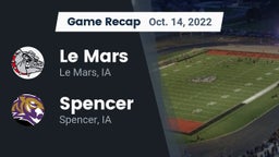 Recap: Le Mars  vs. Spencer  2022