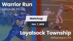 Matchup: Warrior Run High vs. Loyalsock Township  2016