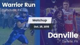 Matchup: Warrior Run High vs. Danville  2016