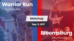 Matchup: Warrior Run High vs. Bloomsburg  2017