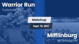 Matchup: Warrior Run High vs. Mifflinburg  2017
