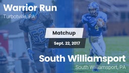 Matchup: Warrior Run High vs. South Williamsport  2017