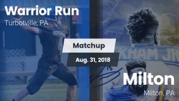 Matchup: Warrior Run High vs. Milton  2018