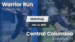 Matchup: Warrior Run High vs. Central Columbia  2018