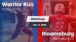 Matchup: Warrior Run High vs. Bloomsburg  2019