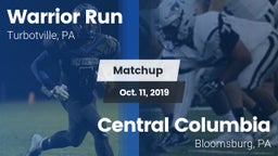 Matchup: Warrior Run High vs. Central Columbia  2019