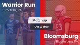 Matchup: Warrior Run High vs. Bloomsburg  2020