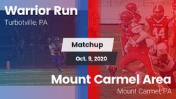Matchup: Warrior Run High vs. Mount Carmel Area  2020