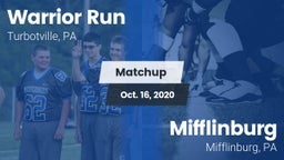 Matchup: Warrior Run High vs. Mifflinburg  2020