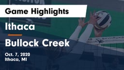 Ithaca  vs Bullock Creek  Game Highlights - Oct. 7, 2020