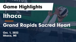 Ithaca  vs Grand Rapids Sacred Heart Game Highlights - Oct. 1, 2022