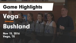 Vega  vs Bushland  Game Highlights - Nov 15, 2016