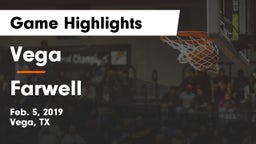 Vega  vs Farwell  Game Highlights - Feb. 5, 2019