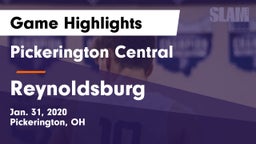 Pickerington Central  vs Reynoldsburg  Game Highlights - Jan. 31, 2020