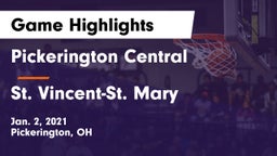 Pickerington Central  vs St. Vincent-St. Mary  Game Highlights - Jan. 2, 2021