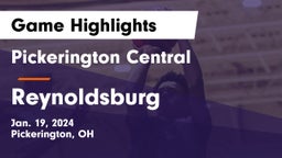 Pickerington Central  vs Reynoldsburg  Game Highlights - Jan. 19, 2024