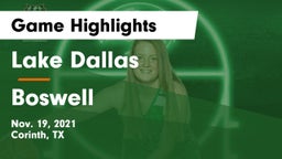 Lake Dallas  vs Boswell   Game Highlights - Nov. 19, 2021