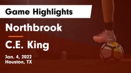 Northbrook  vs C.E. King  Game Highlights - Jan. 4, 2022