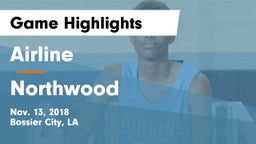 Airline  vs Northwood  Game Highlights - Nov. 13, 2018