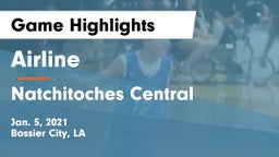 Airline  vs Natchitoches Central  Game Highlights - Jan. 5, 2021