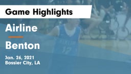 Airline  vs Benton Game Highlights - Jan. 26, 2021