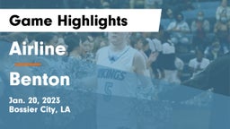 Airline  vs Benton  Game Highlights - Jan. 20, 2023