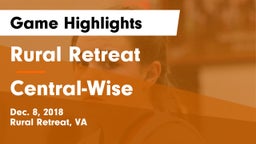 Rural Retreat  vs Central-Wise  Game Highlights - Dec. 8, 2018