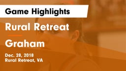 Rural Retreat  vs Graham  Game Highlights - Dec. 28, 2018