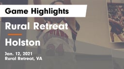 Rural Retreat  vs Holston  Game Highlights - Jan. 12, 2021