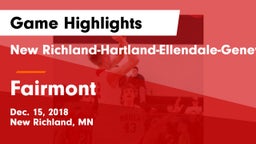 New Richland-Hartland-Ellendale-Geneva  vs Fairmont  Game Highlights - Dec. 15, 2018