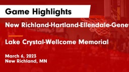 New Richland-Hartland-Ellendale-Geneva  vs Lake Crystal-Wellcome Memorial  Game Highlights - March 6, 2023