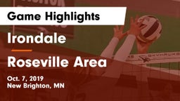 Irondale  vs Roseville Area  Game Highlights - Oct. 7, 2019