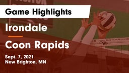Irondale  vs Coon Rapids  Game Highlights - Sept. 7, 2021