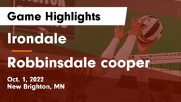 Irondale  vs Robbinsdale cooper Game Highlights - Oct. 1, 2022