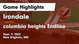 Irondale  vs columbia heights Endline Game Highlights - Sept. 9, 2023