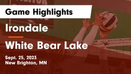 Irondale  vs White Bear Lake  Game Highlights - Sept. 25, 2023