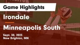 Irondale  vs Minneapolis South  Game Highlights - Sept. 30, 2023